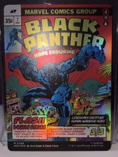 MTG - King T'Challa (Borderless) (FOIL) #399 Marvel Super Heroes (MSH) - MINT picture