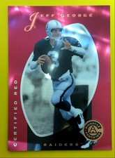 Jeff George | 1997 Pinnacle Certified #23 Certified Red - Raiders picture