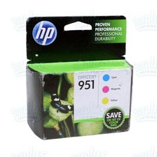 3pk Genuine HP 951 Color OfficeJet 251dw 276dw 8100 8630 8600 8700 (Retail Box) picture