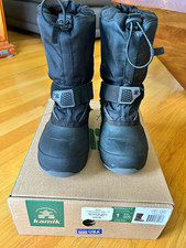Kids’ Kamik Snowfall P 2 - Black/Charcoal Size US 1, UK 13.5, EUR 32 picture