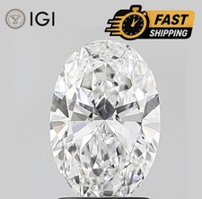 1.56 Ct Oval Cut IGI Certified Lab Grown CVD Diamond E Color VS1 Clarity Stone picture
