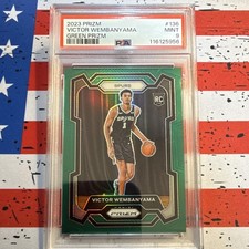 Panini Prizm 2023-24 Victor Wembanyama #136 Green Prizm Rookie Spurs picture