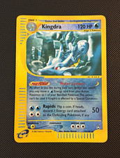 Kingdra 19/147 Aquapolis Reverse Holo Rare E-Reader Pokemon Card NM picture