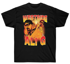 HOT NEW Ali G collage shirt Black short sleeve All sizes X645 picture