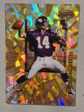 BRAD JOHNSON VIKINGS 1998 Bowman's Best Atomic Refractor #81 #'d 063/100 RARE picture