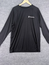 USMC Marines Long Sleeve T-Shirt Men's XL Black Moisture Wicking EGA Semper Fi picture