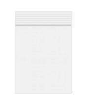 1-3,000 8x12 2MIL Poly Reclosable Zipper Bags Clear Resealable Baggies 8