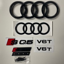 New Audi SQ5 V6T Y2018+ Front Rear Ring Mesh Grill Badge Emblem Express Post OE picture