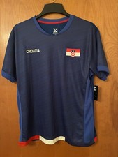 Croatia National Team World Soccer Team Away Jersey Shirt Size Large Men’s NWT picture