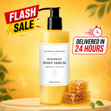 MUBSEOTH Beauty From Bees Body Serum,Beeswax Body Serum, Waterless Body Oil Mois picture