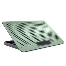 ENHANCE Aluminum Laptop Cooling Pad, 6-Fan Cooler Stand for 17 in Laptops (Sage) picture