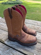 Justin Women's Starlina Western Boots (Style GY9530) — Size 7.5 B picture