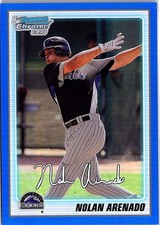2010 Bowman Chrome Prospects #BCP91 Blue Refractor Nolan Arenado rookie #'d /250 picture