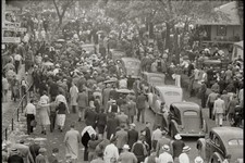 Crowds at Races,Indianapolis,Indiana,IN,Farm Security Administration,FSA,6 picture
