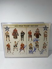 All Star Teams Photo One S. 1967 Multicolor NHL Hockey Howe Bucyk Gilbert Signed picture