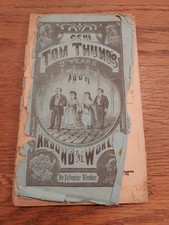 1872 1st Ed Gen. Tom Thumb 3 Years Tour Around the World Sylvester Bleeker picture