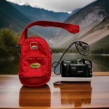 VINTAGE Canon Sure Shot Owl 35mm Film Camera + Marlboro Red Bag Bundle TESTED picture