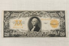 NobleSpirit (MJ) Series 1922 $20 Gold Certificate Fr #1187 Choice XF ++ picture
