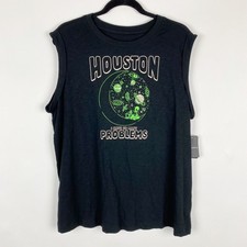 Torrid Houston I Have So Many Problems Graphic Muscle Tank Womens 0X NWT Black picture