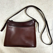 Vintage Coach Mambo 9062 Brown Leather Crossbody Bag Made in USA picture
