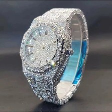 BRAND NEW 2025 Mens ICED OUT MOISSANITE/DIAMOND SIMULATED luxury Watch picture