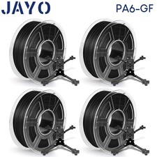 JAYO 4*1KG Black PA6-GF Nylon Glass Fiber Filament 1.75mm Tough Impact Resistant picture