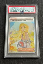 Pokemon TCG Lillie's Determination 184/132 SIR EN PSA 9 picture