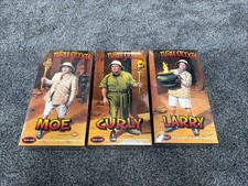 THREE STOOGES POLAR LIGHTS MODEL SET COMPLETE  Larry Moe Curly ALL THREE SEALED picture
