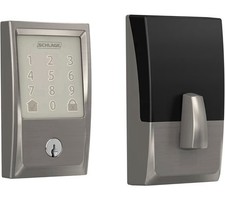 Schlage Encode BE489WB WiFi Smart Deadbolt Century Satin Nickel 619 Open Box picture