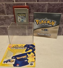 Nintendo Gameboy Pokémon Silver Edition & Trainer Guide Auth Dry Battery *Tested picture