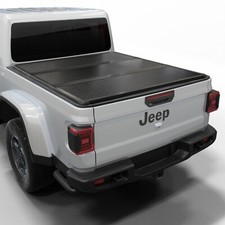 Hard Folding Truck Bed Tonneau Cover |HTF031|Fits 20-26 Jeep Gladiator 5' Bed picture