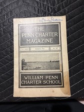 Vintage Penn Charter Magazine 1915 picture