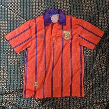 Vintage 1993-95 Umbro Scotland Away (Authentic) Football Jersey World Cup Size M picture