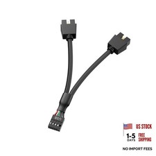 Motherboard 9pin USB2.0 to Dual 9pin Extension Cable, 9 pin to 2 * 9 pin picture