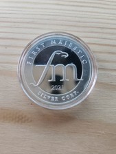  1/2oz .999 Round, First Majestic 2021 Mayan  picture
