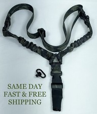 Tactical Single Point Strap Bungee Rifle Gun Sling with QD SWIVEL (MULTI CAM) picture