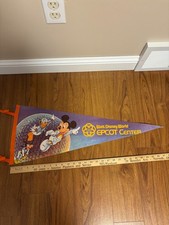 Vintage Walt Disney World Epcot Center Pennant picture
