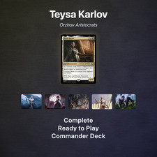 Teysa Karlov - MagicGathering Custom Commander Orzhov Aristocrats MTG Deck EDH picture