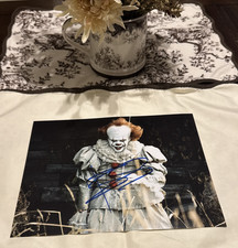 Bill Skarsgard Signed PENNYWISE: IT 8x10
