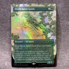 Elvish Spirit Guide Secret Lair SLD #423 Borderless Foil NM MTG Magic Card picture