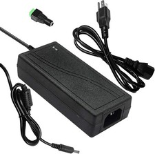 24 Volt 6 Amp Power Supply,100-240V AC to DC 24V 6A 5A 4A 3A 2A 1A black picture