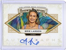 2025 Goodwin Champions Horizontal Brie Larson Auto #HA-BL NM picture