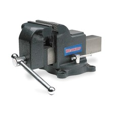 WESTWARD 6RA23 Combination Vise,Serrated Jaw,10