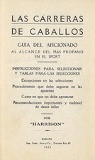 Scarce 1921 Cuban Horse Racing Guide Las Carreras de Caballos picture