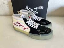 VANS  Palm Angels, Sk8-Mid Vlt Lx, Black/Chipm VN0A7TNH78C - Size M 8.5 / W 10 picture
