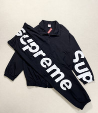 Supreme black tracksuit set picture