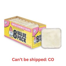 C&S Products High Energy Suet Value Pack 8 Pack Suet Cakes Wild Bird picture