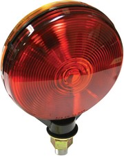 Reese Towpower 73821 Pedestal Mount 4 inch Round Dual Face Light Red Amber picture