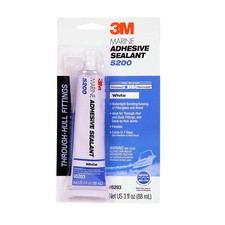 3M Marine Adhesive Sealant 5200, White, 3 oz Tube picture