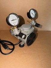 WORKING Cole-Parmer L-79200-00 PTFE-Coated Vacuum Pump with Vacuum Gauges picture